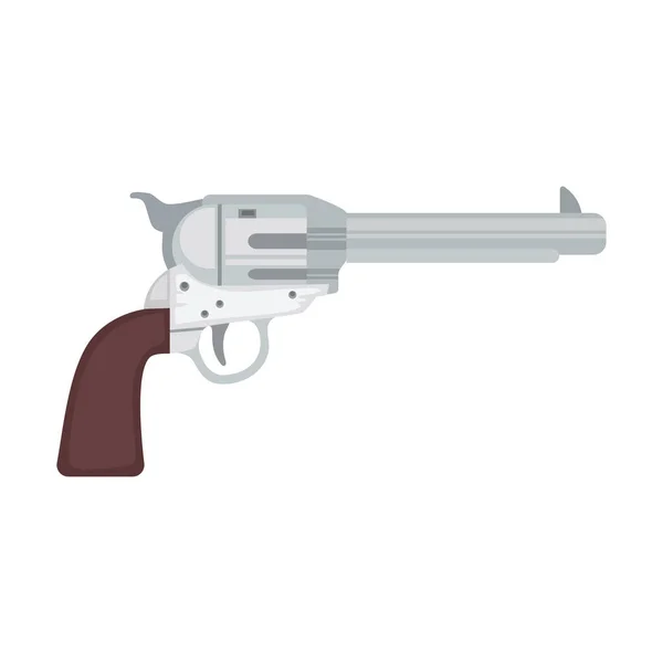 Revolver wapen pistool — Stockvector