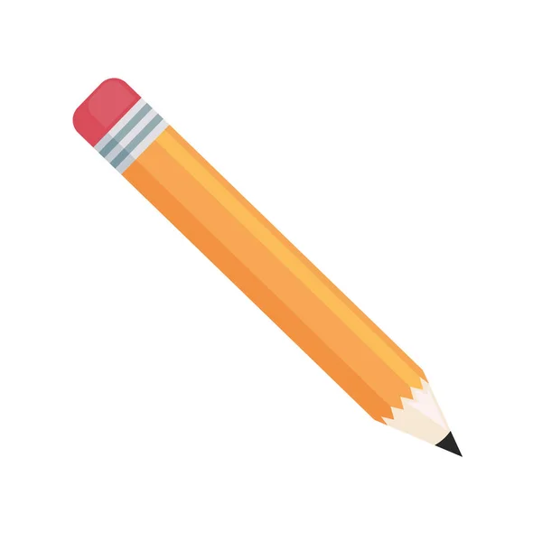 Fournitures scolaires crayon — Image vectorielle