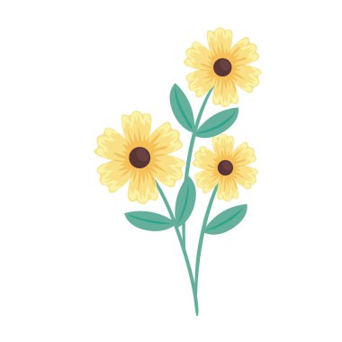 Sarı bahar çiçekleri