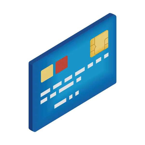 Credit card plastic — Stock Vector