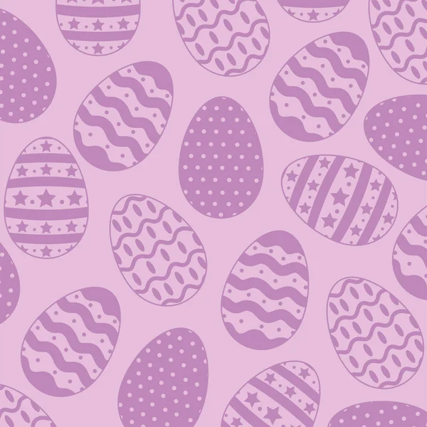Easter lilac pattern background — Stock Vector