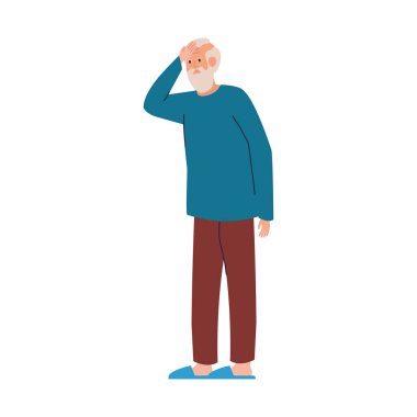 Dedem Alzheimer hastası.