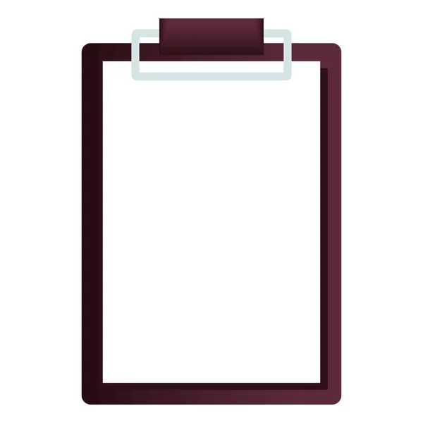 Clipboard branding mockup — Stock Vector