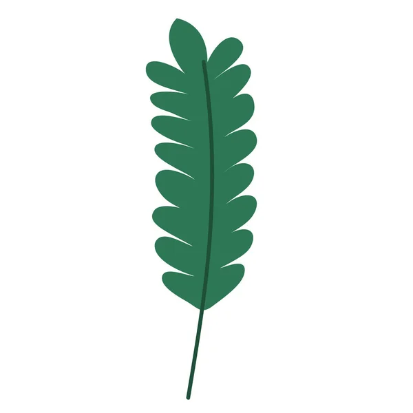 葉緑色の葉 — ストックベクタ