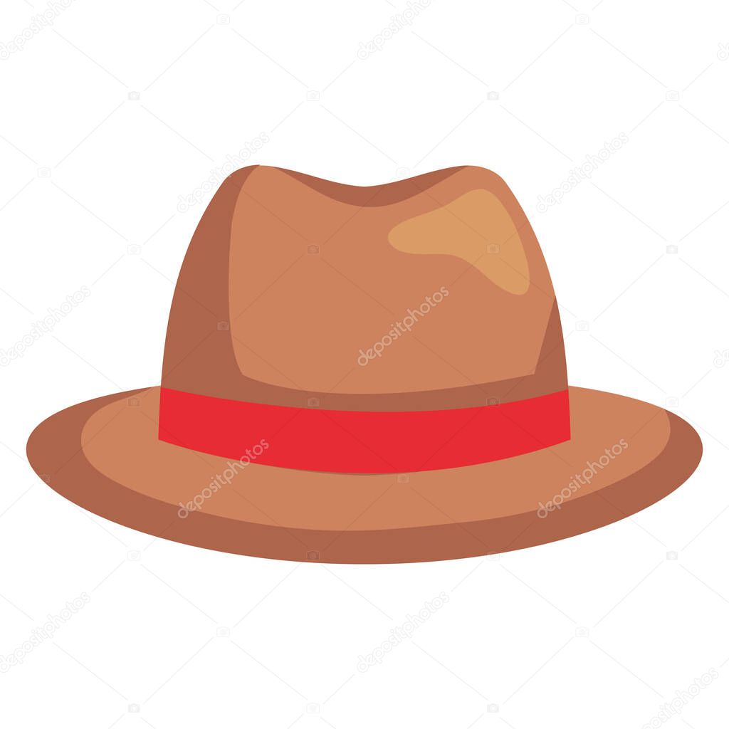 orange masculine hat