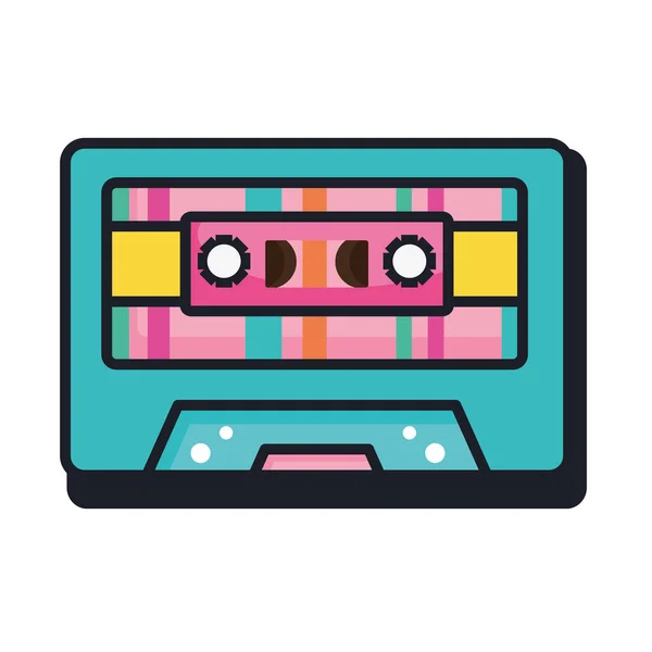 Cassette années 90 patch — Image vectorielle