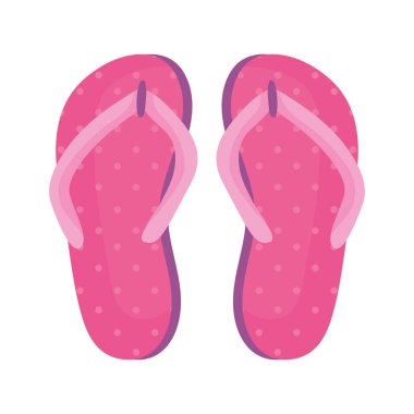 Pembe parmak arası terlik simgesi