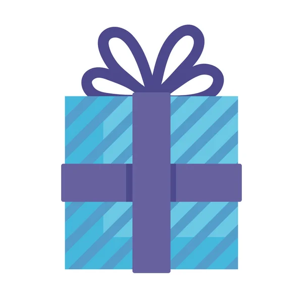 Modrý dárek dárek — Stockový vektor