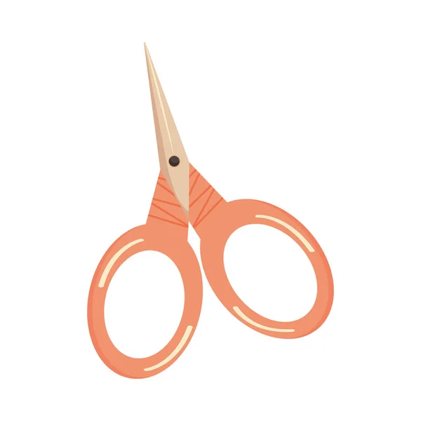 Weaving scissors tool — Stock Vector