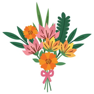 bahar çiçekleri dekoru