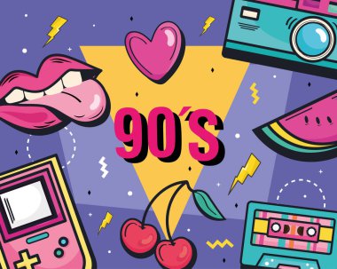 90 'ların çıkartmaları çerçevesi