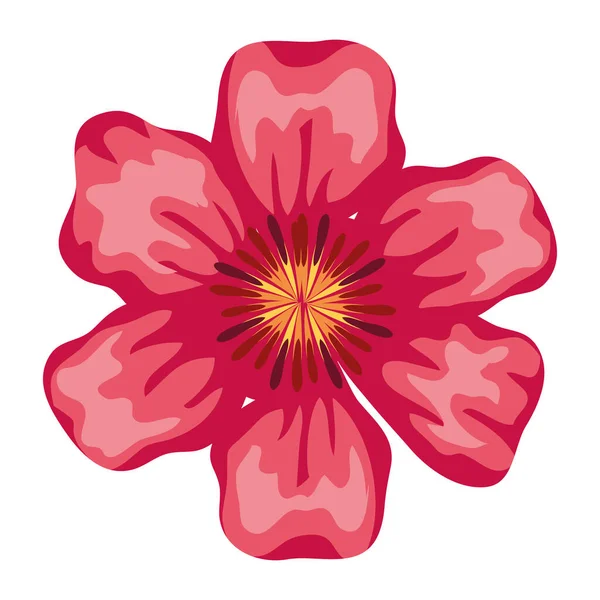 赤い花飾り — ストックベクタ