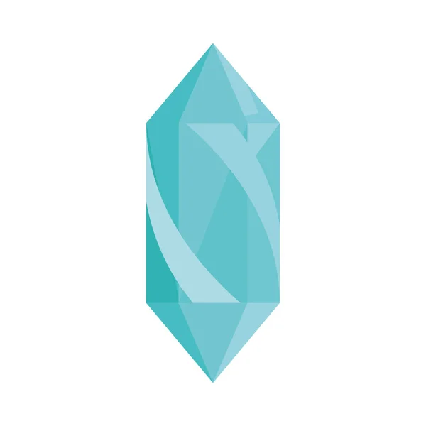 Piedra de cuarzo azul — Vector de stock