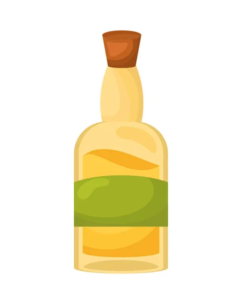 Tequila bottle alcohol — Stock Vector