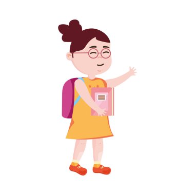 kitap ile kız öğrenci