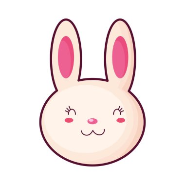 Tavşan Kawaii komik karakter