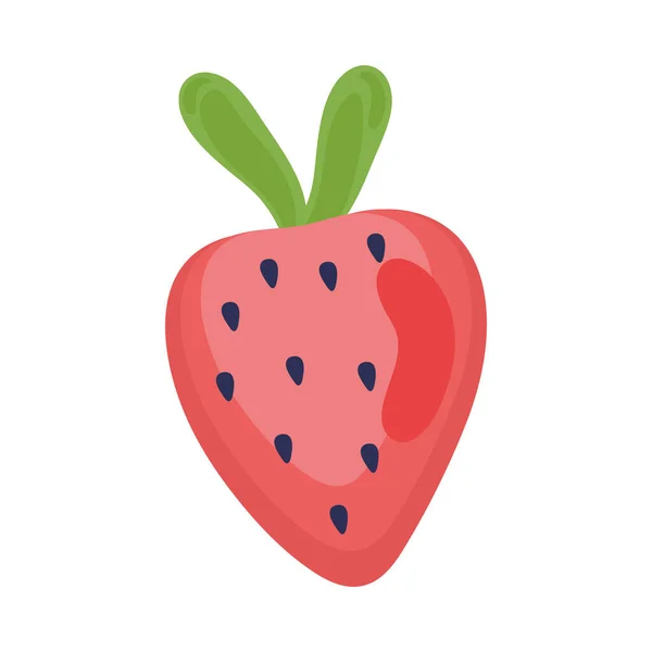 Fruta fresca de fresa — Vector de stock