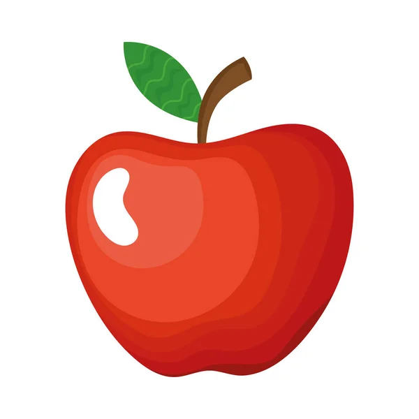 Apple fresh fruit — Stock Vector