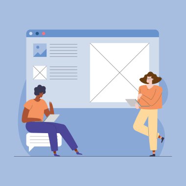 UI ve UX çift tasarımcıları