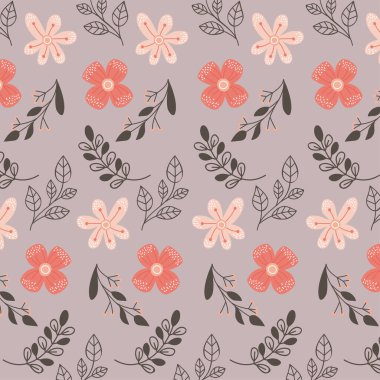 çiçek ve yaprak desen