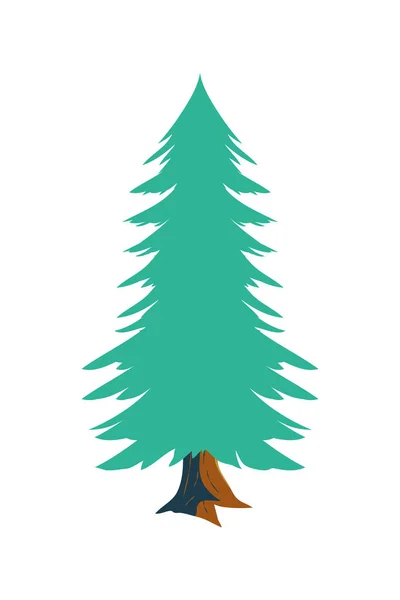 Pine tree icon — Stock Vector