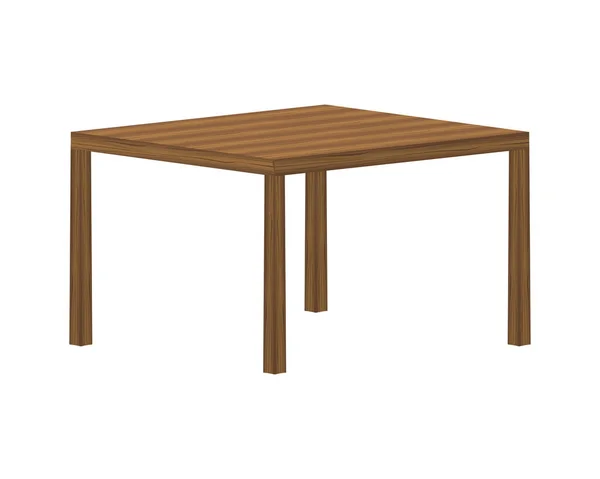 Móveis de mesa de madeira —  Vetores de Stock