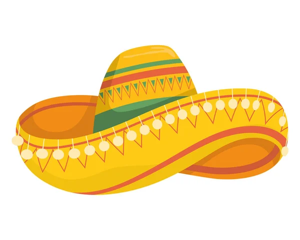 Topi tradisional Meksiko - Stok Vektor