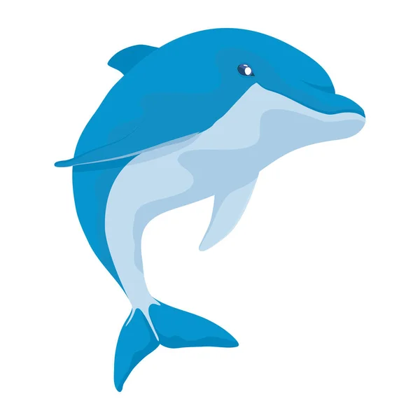 Delfinfisch Sealife — Stockvektor