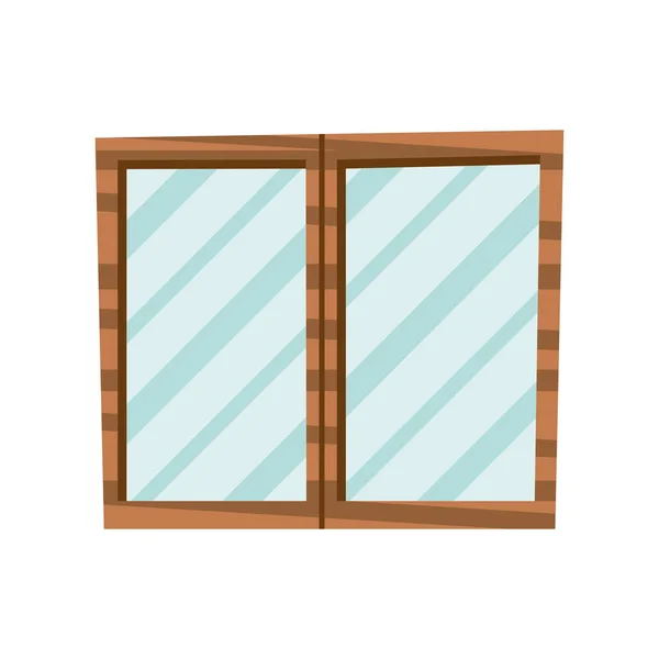 Ícone de moldura da janela — Vetor de Stock