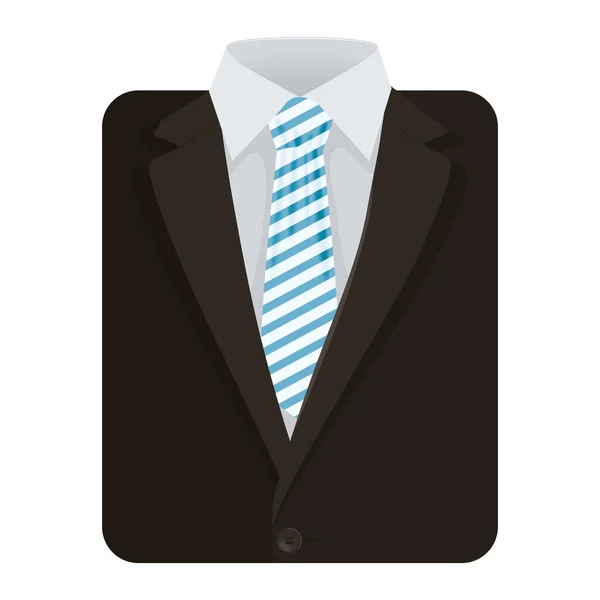 Elegant male suit — Stock Vector