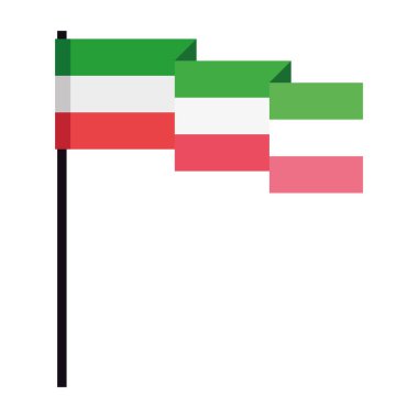 Meksika bayrağı sallayarak