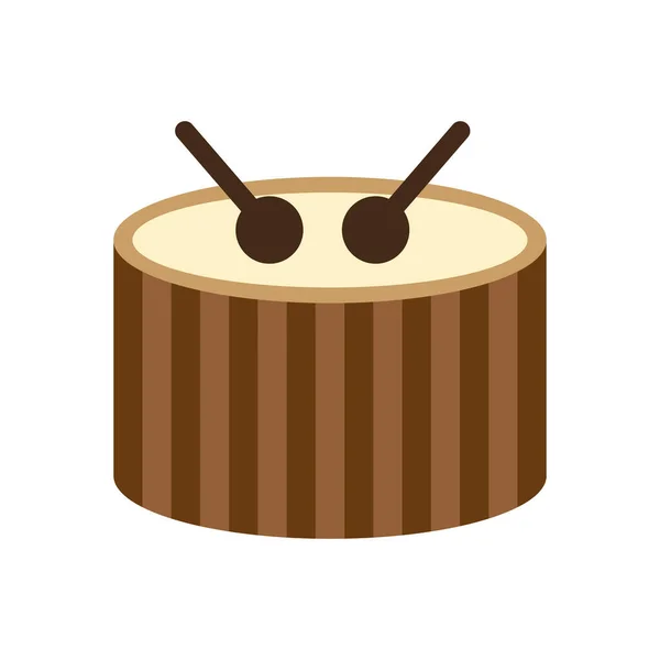 Музыкальный барабанный инструмент — стоковый вектор