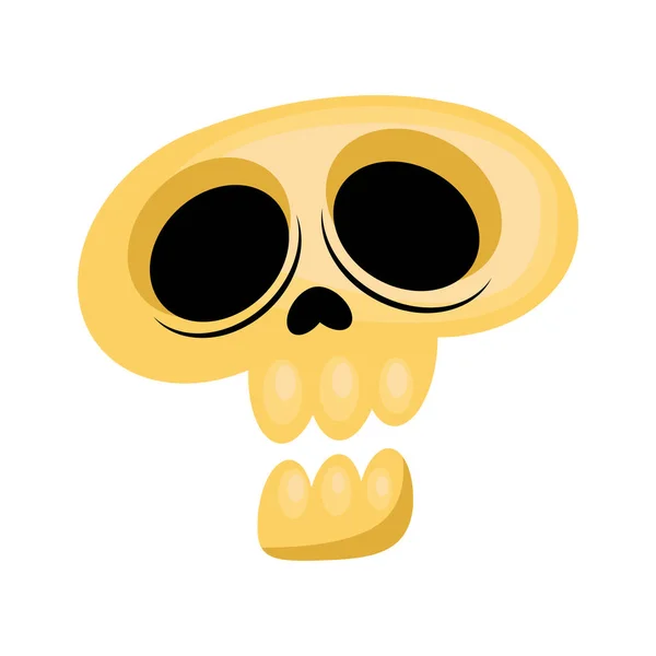 Skull vector icon — Stock Vector