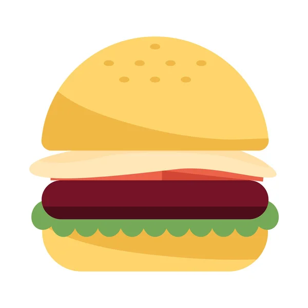 Гамбургер фаст-фуд — стоковий вектор