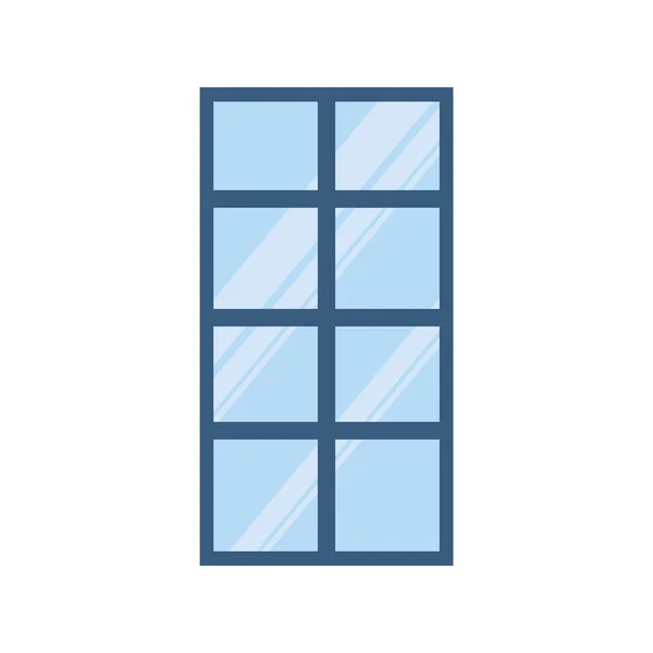Fenêtre maison verre — Image vectorielle