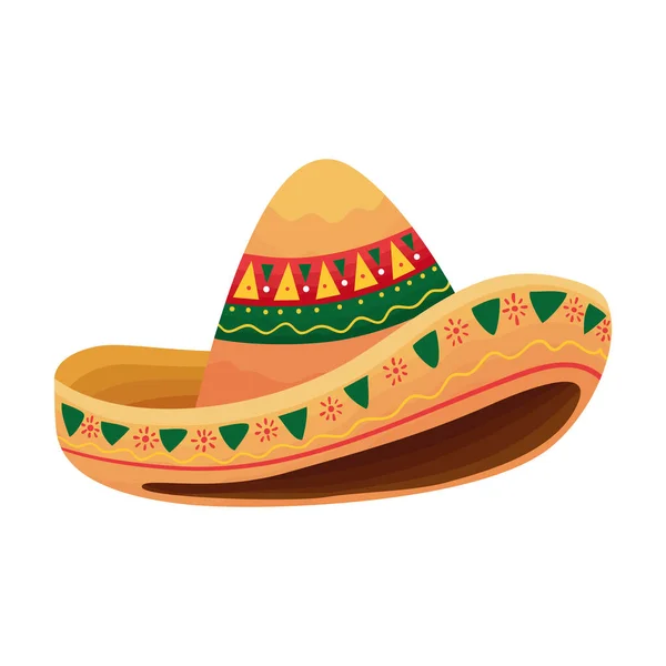 Мексиканський капелюх аксесуар — стоковий вектор