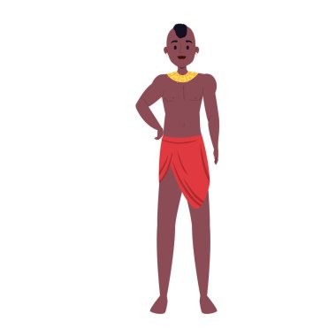 Ayakta duran Afrikalı adam