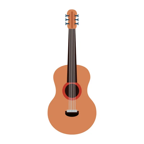 Instrumento musical de guitarra — Vetor de Stock