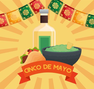 Meksika kutlama harfleri.