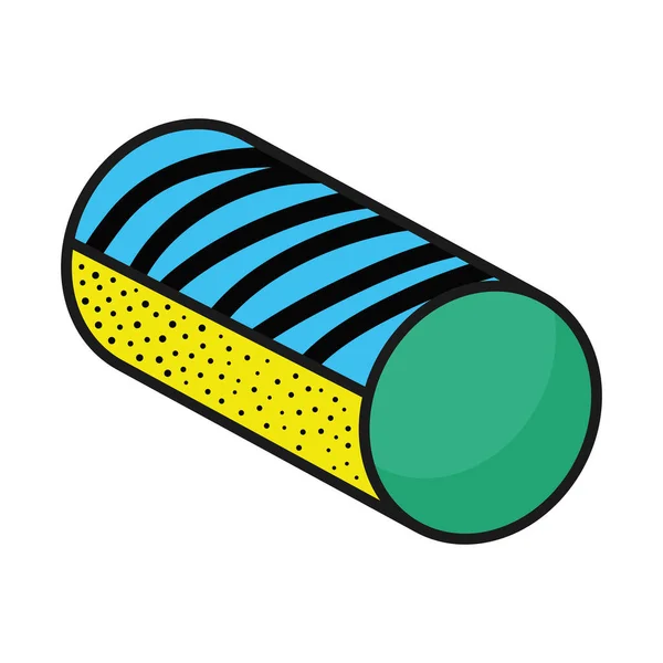 Cilinder σχήμα ενενήντα στυλ — Διανυσματικό Αρχείο