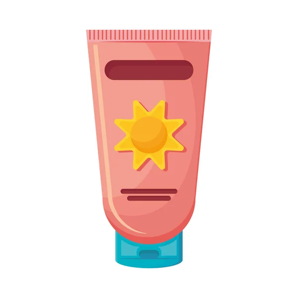 Sun blocker protection product — Vetor de Stock