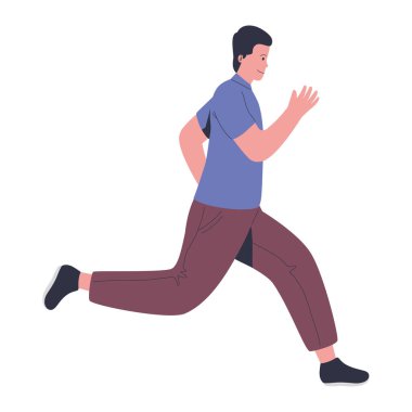 Erkek işçi çalışıyor.