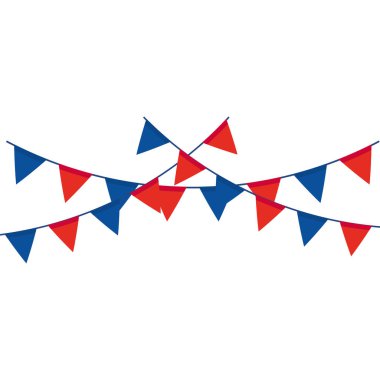 kırmızı mavi bir çelenk