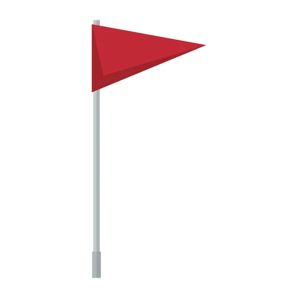 Success red flag — Wektor stockowy