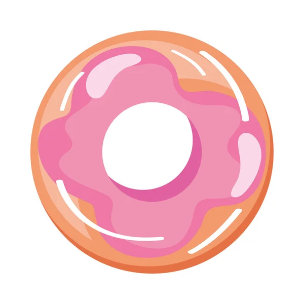 Donut float pool — Stockvector