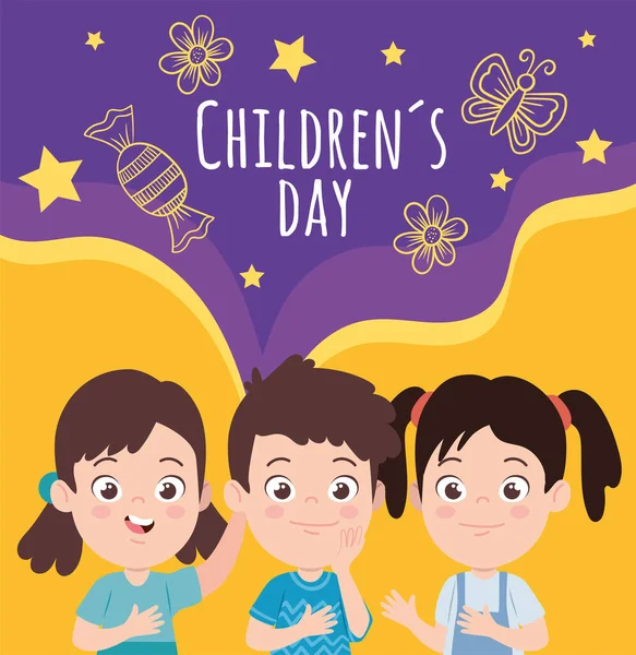 Szczęśliwego dnia dzieci — Wektor stockowy