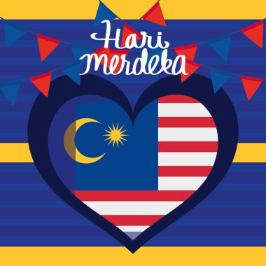 hari merdeka kalple yazılmış.