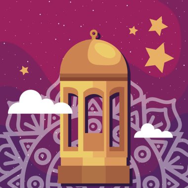 Altın Müslüman lambası