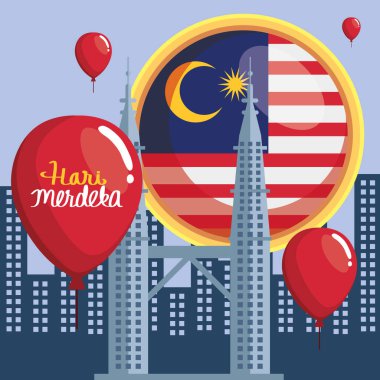 Hari Merdeka şehirde yazı yazıyor.