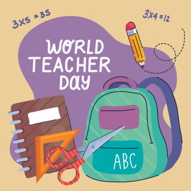 Dünya öğretmenleri günü kartpostalları